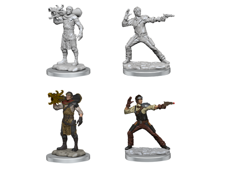 Wizkids D&D Nolzur's Marvelous Miniatures - Wave 19 - Human Artificer & Human Apprentice