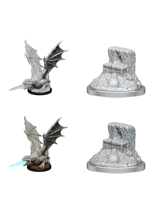 D&D Nolzur’s Marvelous Miniatures - White Dragon Wyrmling
