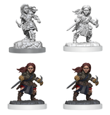 Wizkids D&d Unpainted Minis Wv20 Halfling Rogue Female