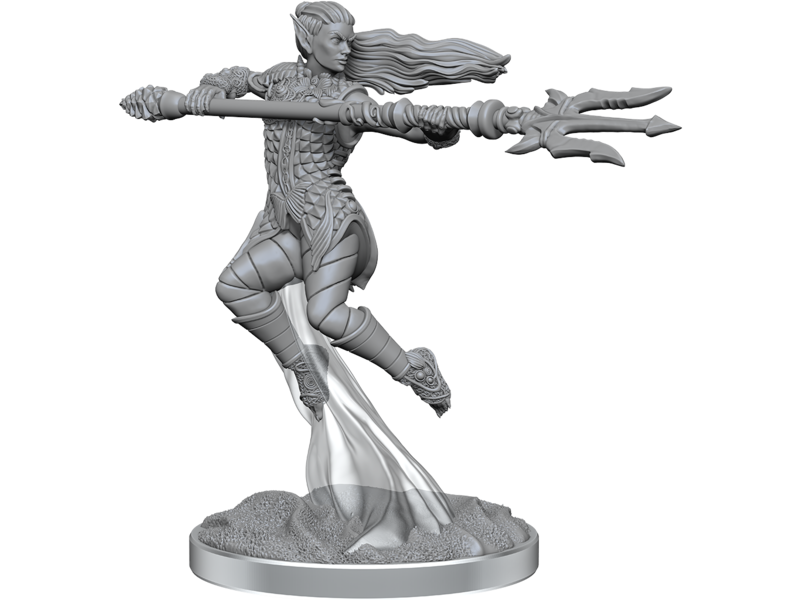 Wizkids D&d Unpainted Minis Wv20 Sea Elf Fighters