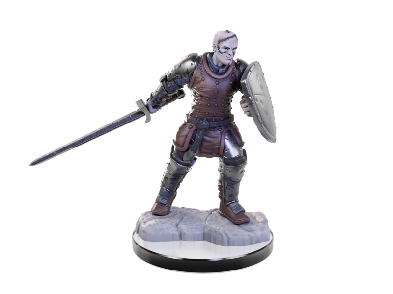 Wizkids D&D Unpainted Minis Wv22 Reborn Paladin/warlock