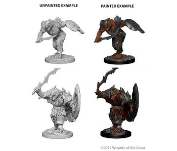 D&d Unpainted Minis Wv4 Dragonborn Male Fighter