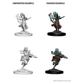 Wizkids D&D Unpainted Minis Wv4 Air Genasi Female Rogue