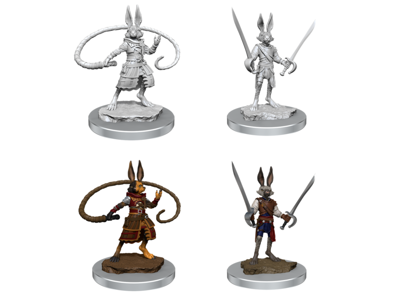 Wizkids D&D Unpainted Minis Wv17 Harengon Rogues