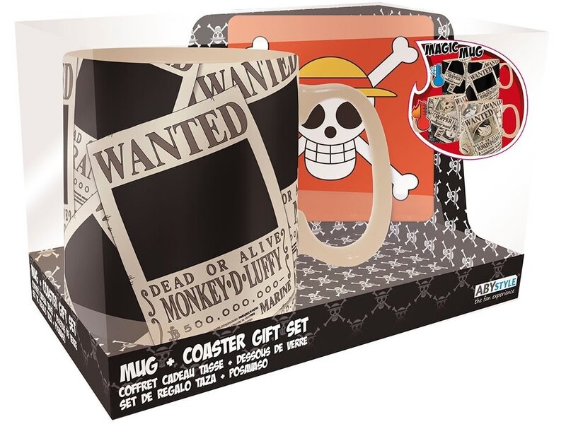 One Piece Heat Change Multimate Guard Wanted & Coaster Set