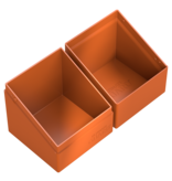 Ultimate Guard Deck Case Boulder 100+ Solid Orange