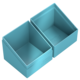 Ultimate Guard Deck Case Boulder 100+ Solid Turquoise