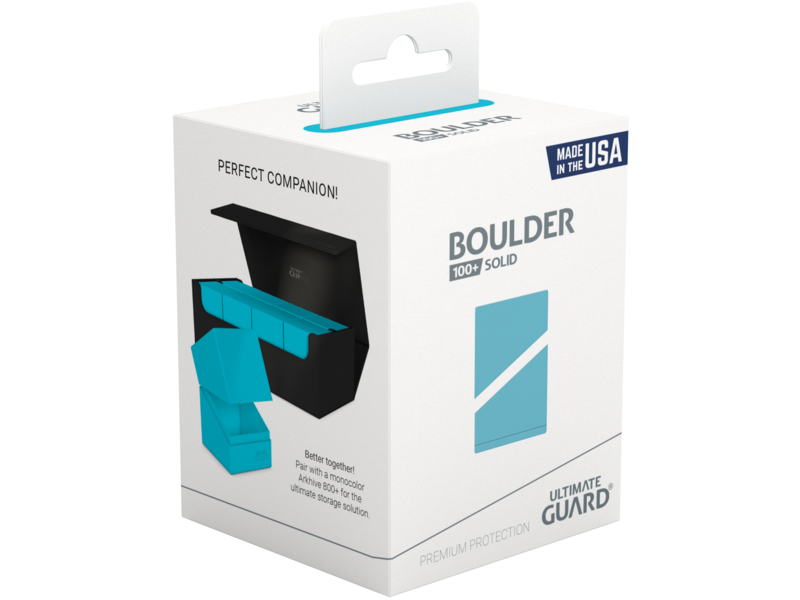 Ultimate Guard Deck Case Boulder 100+ Solid Turquoise