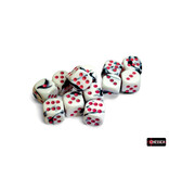 Chessex Gemini 12d6 Black-white/pink 16mm