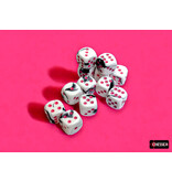 Chessex Gemini 12d6 Black-white/pink 16mm