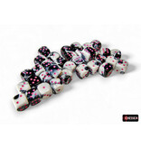 Chessex Gemini 36d6 Black-white/pink 12mm