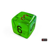 Chessex Gemini 7-die Set Plasma Green- Teal/orange Luminary