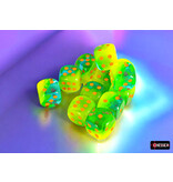 Chessex Gemini 12d6 Plasma Green-teal/orange Luminary 16mm