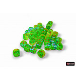 Chessex Gemini 36d6 Plasma Green-teal/orange Luminary 12mm