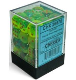 Chessex Gemini 36d6 Plasma Green-teal/orange Luminary 12mm