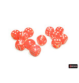 Chessex Festive 12d6 Dahlia/white Luminary 16mm