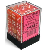 Chessex Festive 36d6 Dahlia/white Luminary 12mm