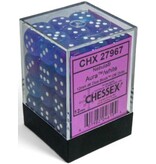 Chessex Nebula 36d6 Aura/white Luminary 12mm