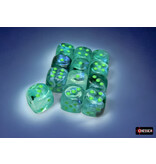 Chessex Borealis 12d6 Kelp/light Green Luminary 16mm