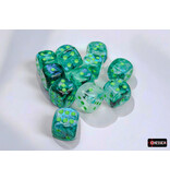 Chessex Borealis 12d6 Kelp/light Green Luminary 16mm