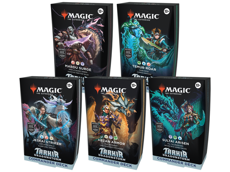Magic The Gathering MTG Tarkir Dragonstorm Commander Deck Bundle (EN)