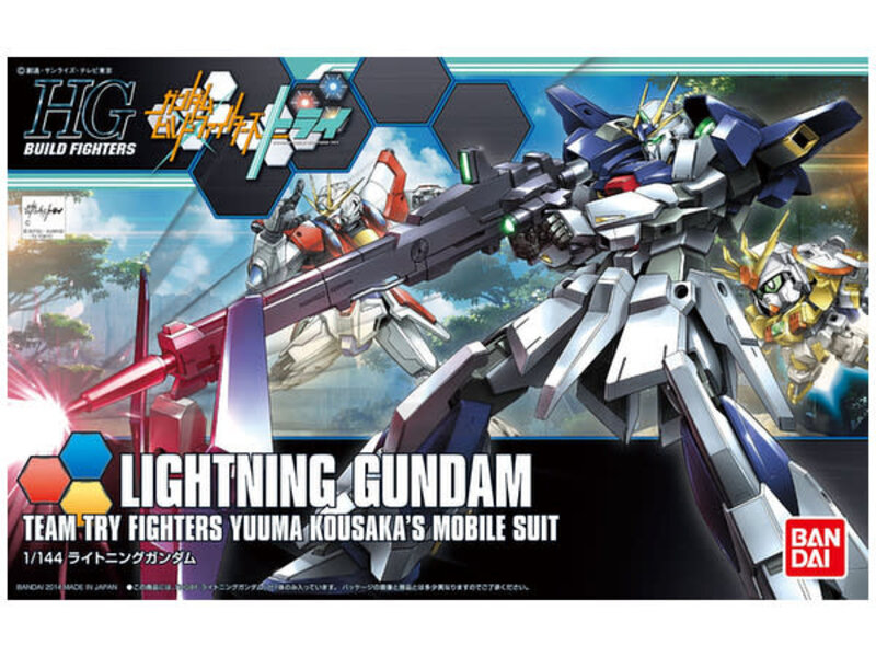 Bandai Bandai #20 Lightning Gundam 'Gundam Build Fighters Try', Bandai HGBF 1/144