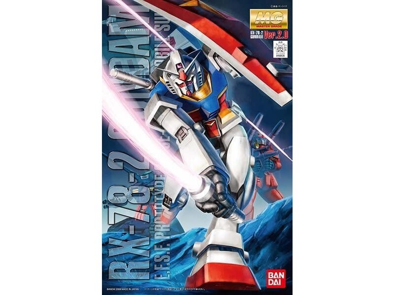 Bandai Bandai MG 1/100 RX-78-2 Gundam Ver.2.0 'Mobile Suit Gundam'