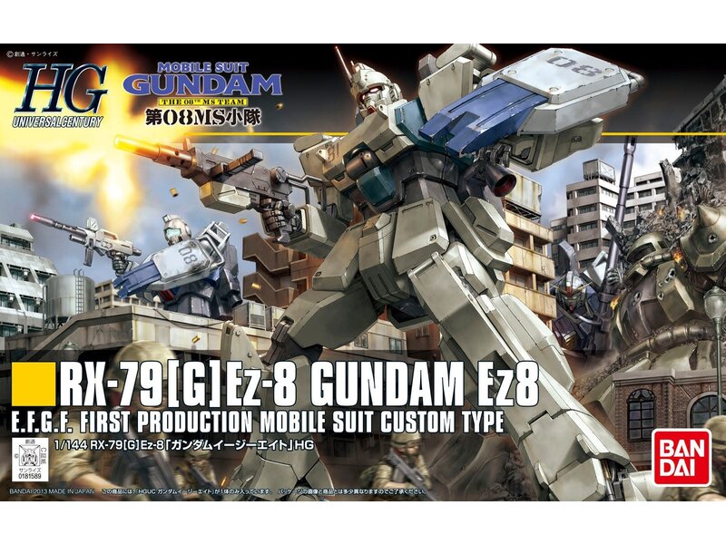 Bandai Bandai HGUC #155 1/144 RX-79(G)Ez-8 Gundam Ez8 "Gundam The 08th MS Team"
