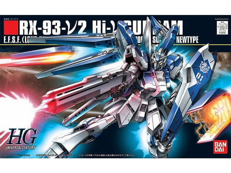 Bandai Bandai HGUC #95 1/144 RX-93-V2 Hi-V Gundam "Char's Counterattack"