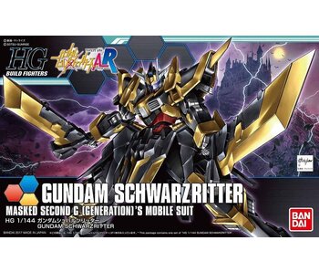 Bandai HGBF #055 1/144 Gundam Schwarzritter "Gundam Build Fighters Amazing"