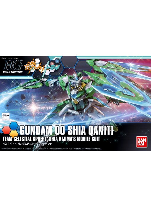 Bandai HGBF #49 1/144 Gundam 00 Shia QAN[T] "Gundam Build Fighters Try"