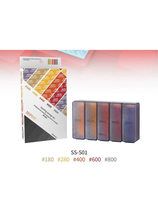 DSPIAE #180-#800 Sanding Sponge 30Pcs