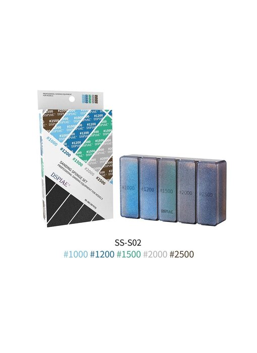 DSPIAE #1000-#2500 Sanding Sponge 30Pcs