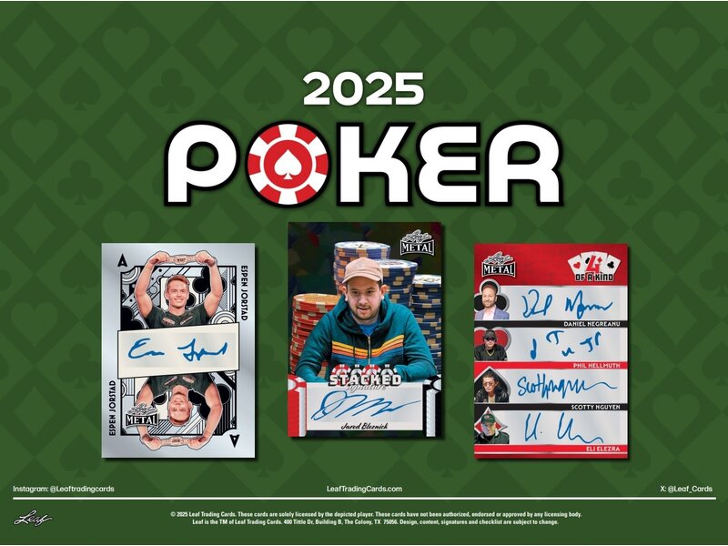 Leaf Metal Poker 2025 Hobby Box