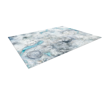 Terrain Crate - Battle Mat Snowfield 44 Inch X60 Inch