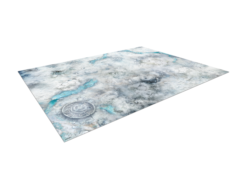 Terrain Crate - Battle Mat Snowfield 44 Inch X60 Inch