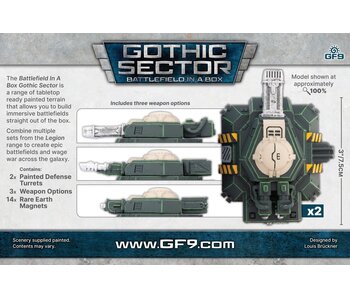 Battlefield In A Box - Gothic Sector Legion Defense Turrets