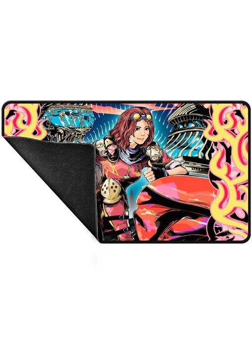 Ultra Pro Playmat MTG 2025 Multiplanar Race Set Black Stitched Variant Art Pw