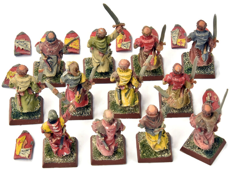 Games Workshop BRETONNIA 12 Battle Pilgrims #1 METAL Warhammer Fantasy Old World