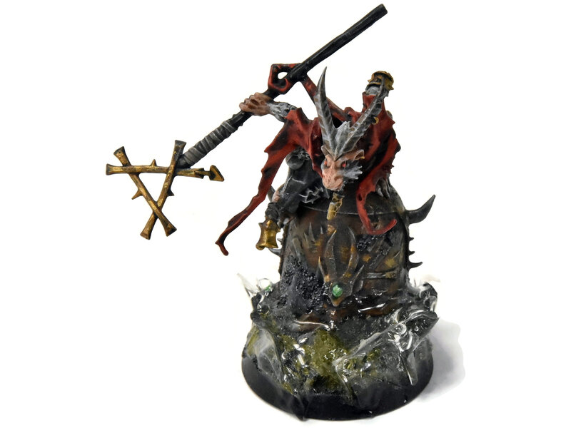 Games Workshop SKAVEN Plague Priest #11 WELL PAINTED Warhammer Fantasy Old World