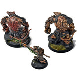 Games Workshop SKAVEN 2 Rat Ogors & packmaster #12 WELL PAINTED Warhammer Fantasy