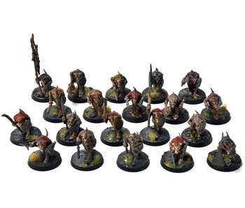 SKAVEN 20 Clanrats #4 WELL PAINTED Warhammer Sigmar