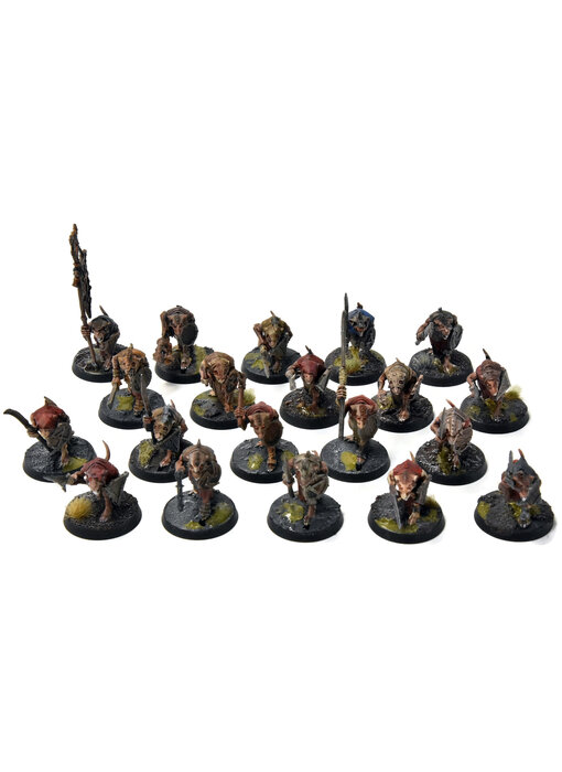 SKAVEN 20 Clanrats #4 WELL PAINTED Warhammer Sigmar