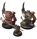 Games Workshop SKAVEN 2 Rat Ogors & packmaster #11 WELL PAINTED Warhammer Sigmar