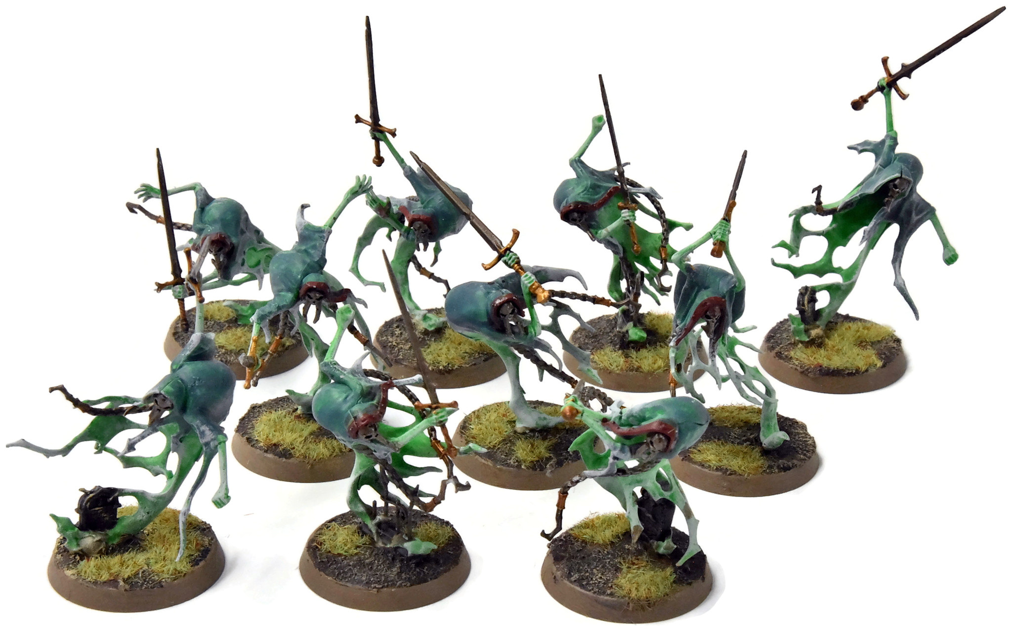 NIGHTHAUNT 10 Bladegheist Revenants #2 WELL PAINTED Sigmar