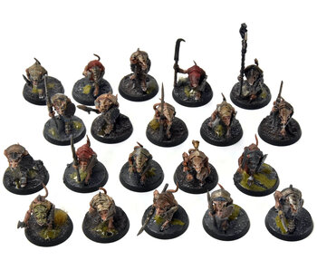 SKAVEN 20 Clanrats #2 WELL PAINTED Warhammer Sigmar