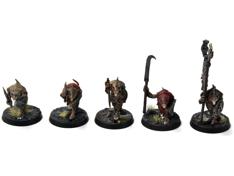 Games Workshop SKAVEN 20 Clanrats #2 WELL PAINTED Warhammer Sigmar