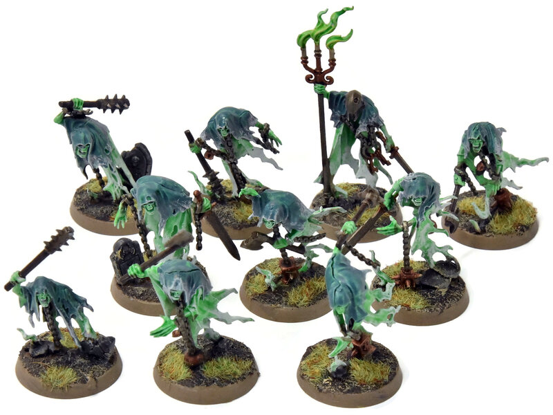 Games Workshop NIGHTHAUNT 10 Chainrasp Hordes #1 WELL PAINTED Warhammer Sigmar