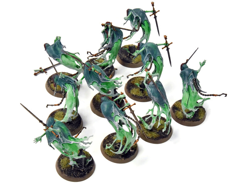 Games Workshop NIGHTHAUNT 10 Bladegheist Revenants #2 WELL PAINTED Warhammer Sigmar