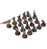 Games Workshop SKAVEN 20 Clanrats #5 WELL PAINTED Broken & Missing Bits Warhammer Sigmar